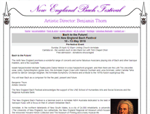 Tablet Screenshot of ne-bach-festival.com